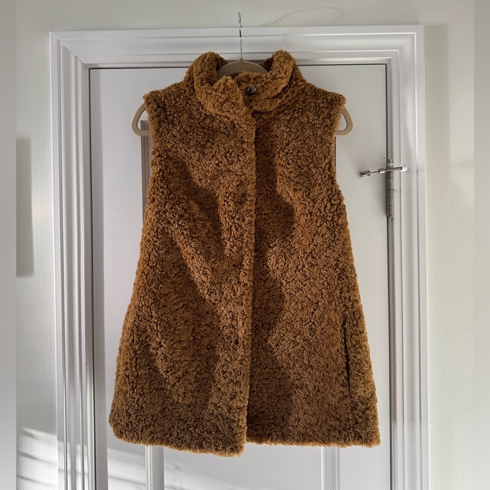 Boden Teddy Fleece Vest, Size 6